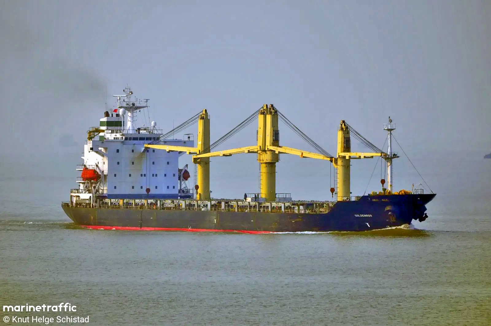 إليانا في المياه الصينية سنة 2011، المصدر مارين ترافيك. 