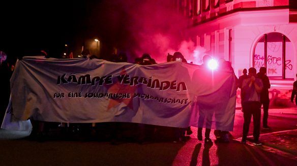 تظاهرات عنيفة في ألمانيا احتجاجا على ارتفاع أسعار العقارات