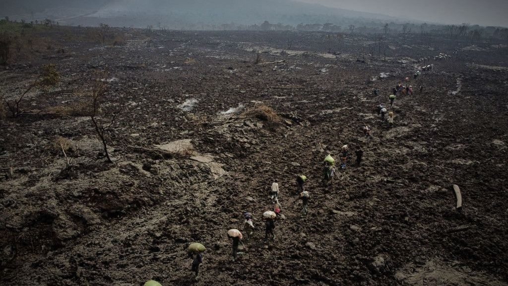 بركان جديد ينفجر في الكونغو الديموقراطية وغوما شبه خالية من سكانها