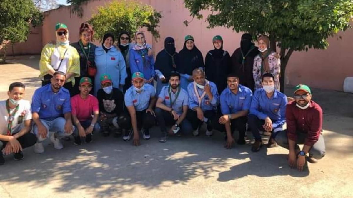 70 من كشافة المغرب ببرشيد يزورون نزلاء مستشفى الرازي للأمراض النفسية والعقلية