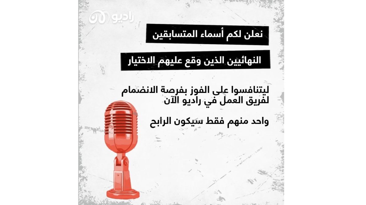 تعرفوا على المتنافسين الـ 4 في مسابقة بودكاست الآن