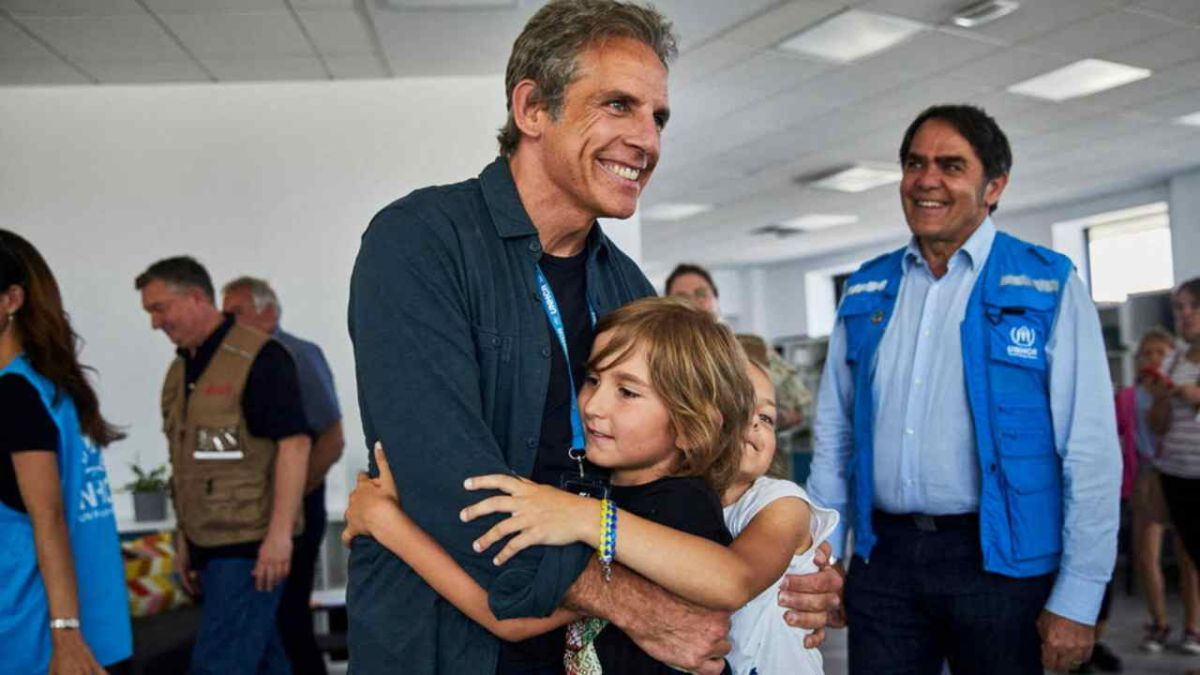 سفير النوايا الحسنة النجم بن ستيلر يزور أوكرانيا