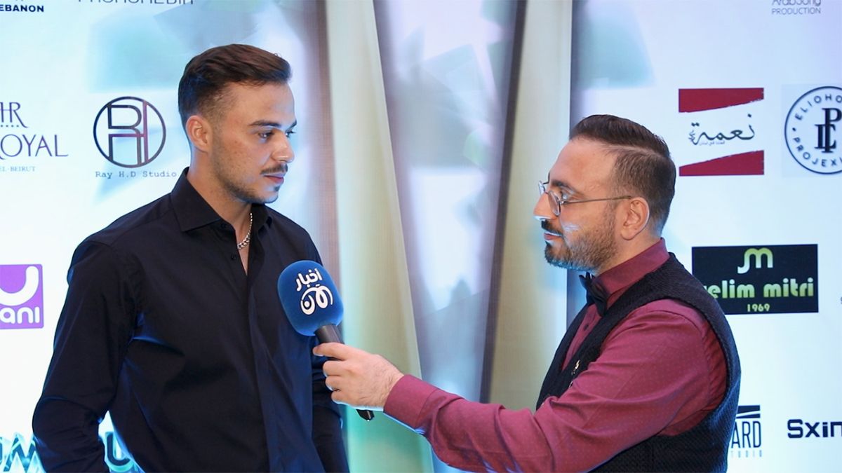 بعد حصوله على جائزة تكريمية..  أخبار الآن تلتقي حسام السيلاوي في بيروت