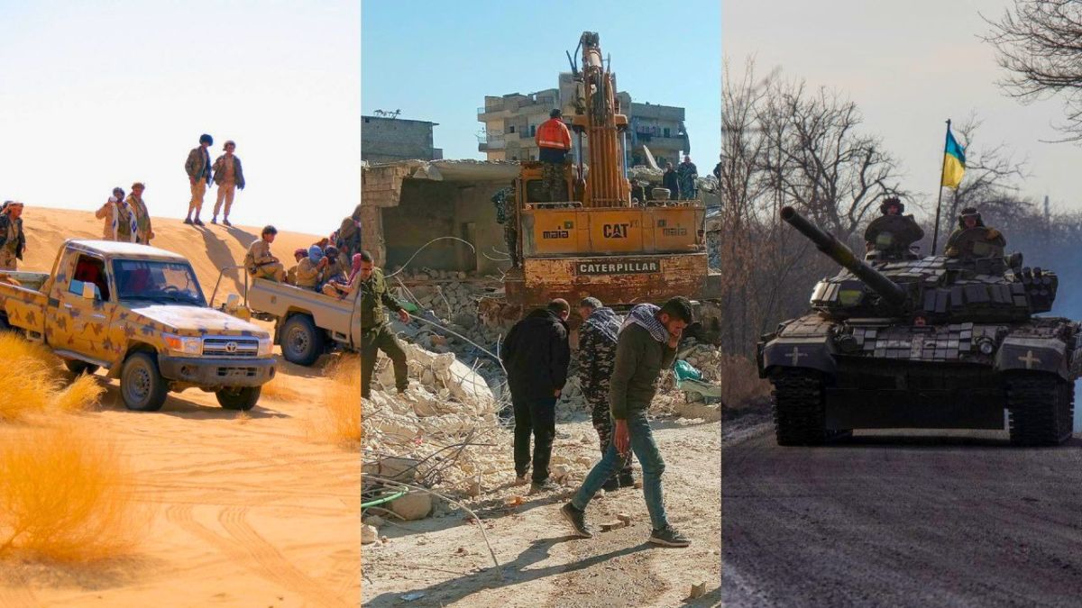 معارك في باخموت وانهيار مبنى في حلب وعملية عسكرية في شبوة